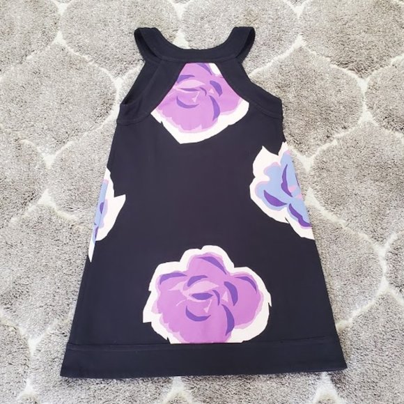 SOLD Marc by Marc Jacobs Black Floral Knit Mini Dress - Picture 7 of 8